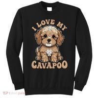 I Love My Cavapoo Dog Lover Cavoodle Owner Sweatshirt thumb 0
