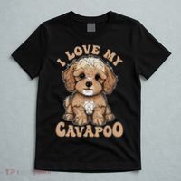 I Love My Cavapoo Dog Lover Cavoodle Owner T-Shirt thumb 5