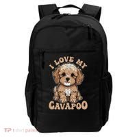I Love My Cavapoo Dog Lover Cavoodle Owner Backpack thumb 0