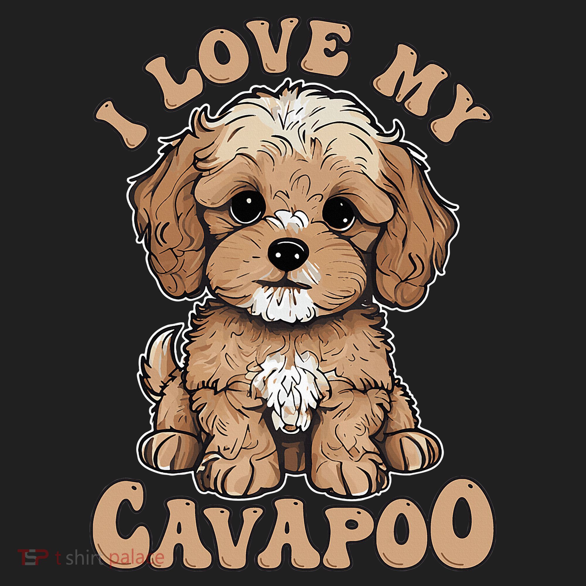 I Love My Cavapoo Dog Lover Cavoodle Owner Beanie
