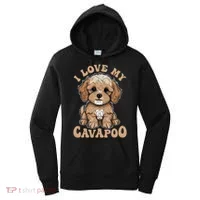 I Love My Cavapoo Dog Lover Cavoodle Owner Women's Hoodie thumb 0