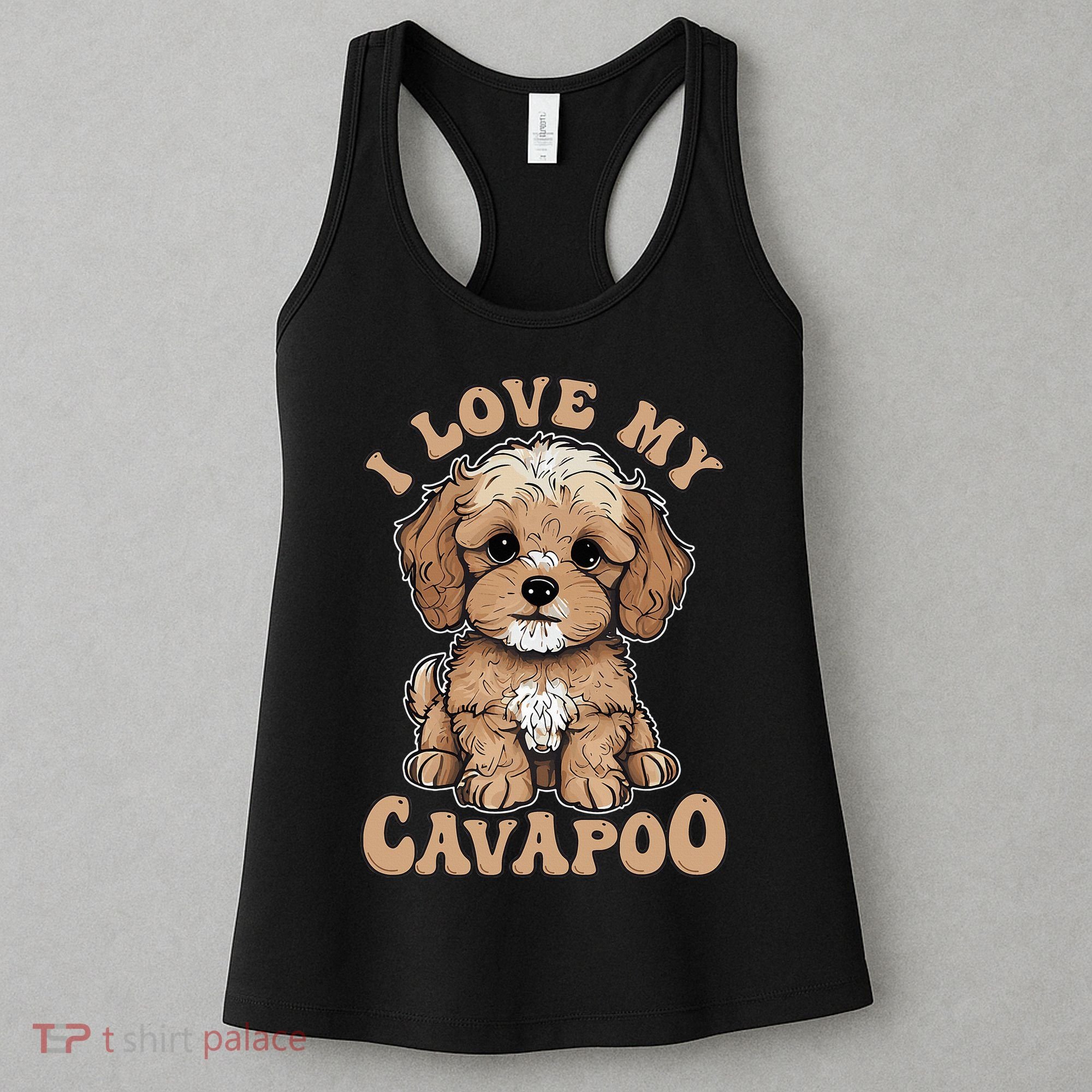 I Love My Cavapoo Dog Lover Cavoodle Owner Women's Tank Top