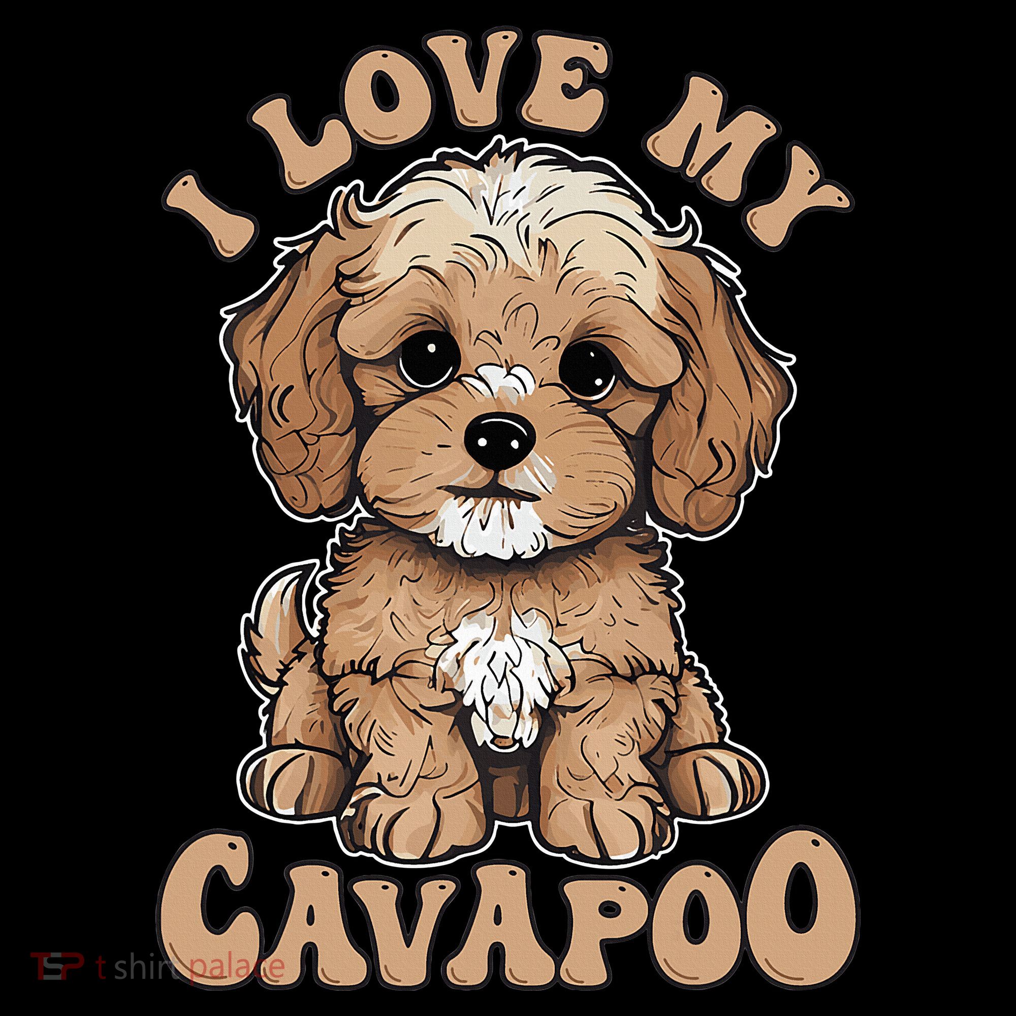 I Love My Cavapoo Dog Lover Cavoodle Owner Baby Bodysuit