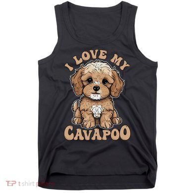 I Love My Cavapoo Dog Lover Cavoodle Owner Tank Top