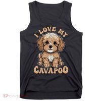 I Love My Cavapoo Dog Lover Cavoodle Owner Tank Top thumb 0