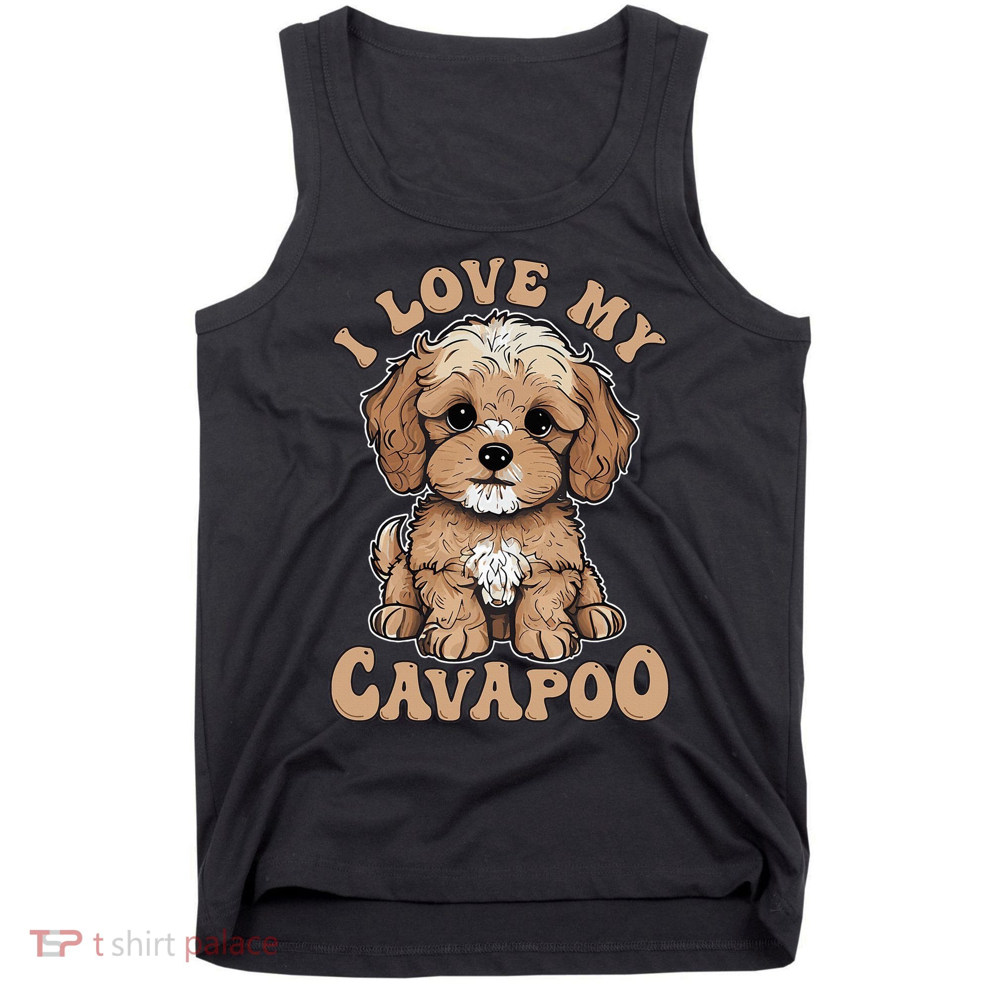 I Love My Cavapoo Dog Lover Cavoodle Owner Tank Top