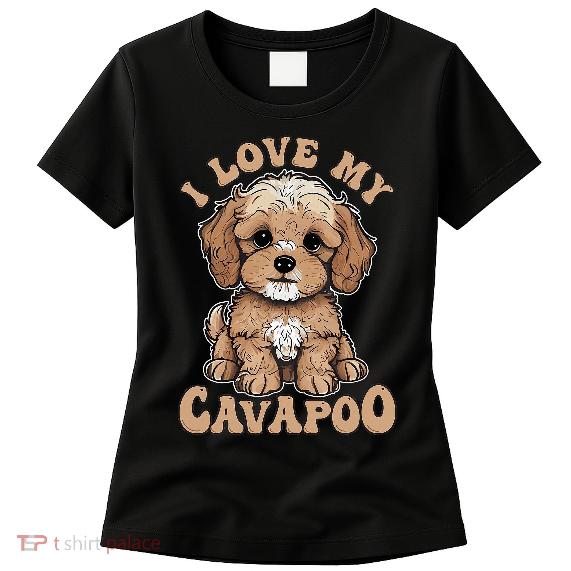 I Love My Cavapoo Dog Lover Cavoodle Owner Women's T-Shirt