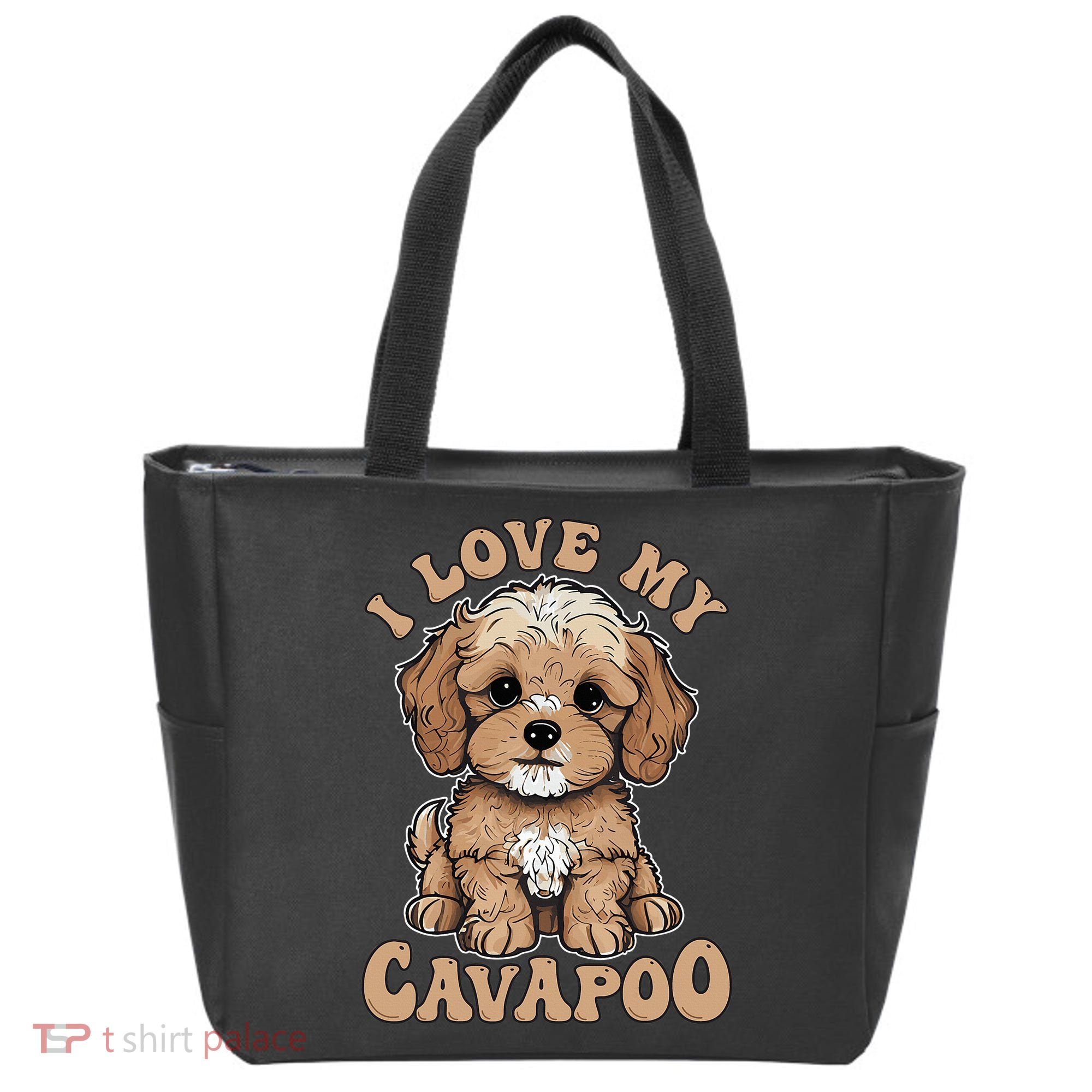 I Love My Cavapoo Dog Lover Cavoodle Owner Tote Bag
