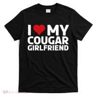 I Love My Cougar Girlfriend | I Heart My Cougar Girlfriend T-Shirt thumb 0