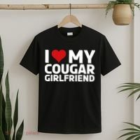 I Love My Cougar Girlfriend | I Heart My Cougar Girlfriend T-Shirt thumb 2