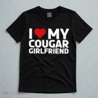 I Love My Cougar Girlfriend | I Heart My Cougar Girlfriend T-Shirt thumb 5