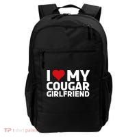 I Love My Cougar Girlfriend | I Heart My Cougar Girlfriend Backpack thumb 0