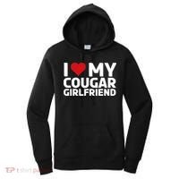 I Love My Cougar Girlfriend | I Heart My Cougar Girlfriend Women's Hoodie thumb 0
