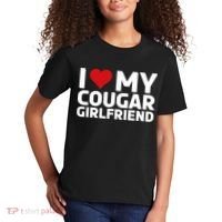 I Love My Cougar Girlfriend | I Heart My Cougar Girlfriend Kids T-Shirt thumb 2