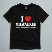 I Love Milwaukee Not A Horrible City I Heart Milwaukee T-Shirt thumb 5