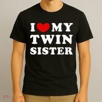 I Love My Twin Sister T-Shirt thumb 3