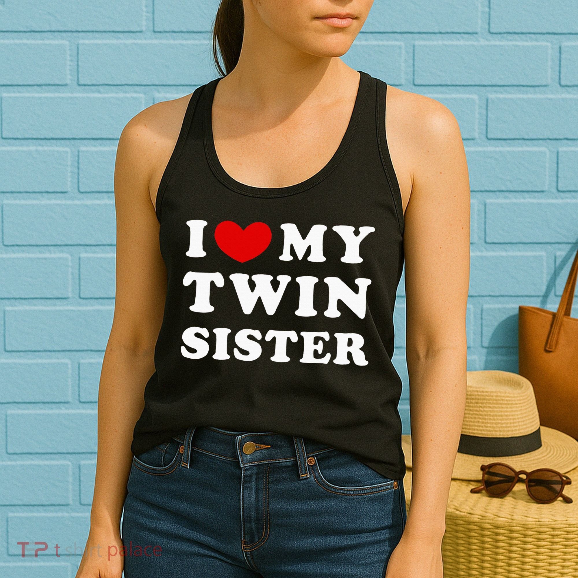 I Love My Twin Sister Women's Tank Top