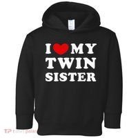 I Love My Twin Sister Toddler Hoodie thumb 0