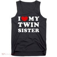 I Love My Twin Sister Tank Top thumb 0