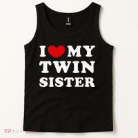 I Love My Twin Sister Tank Top thumb 2