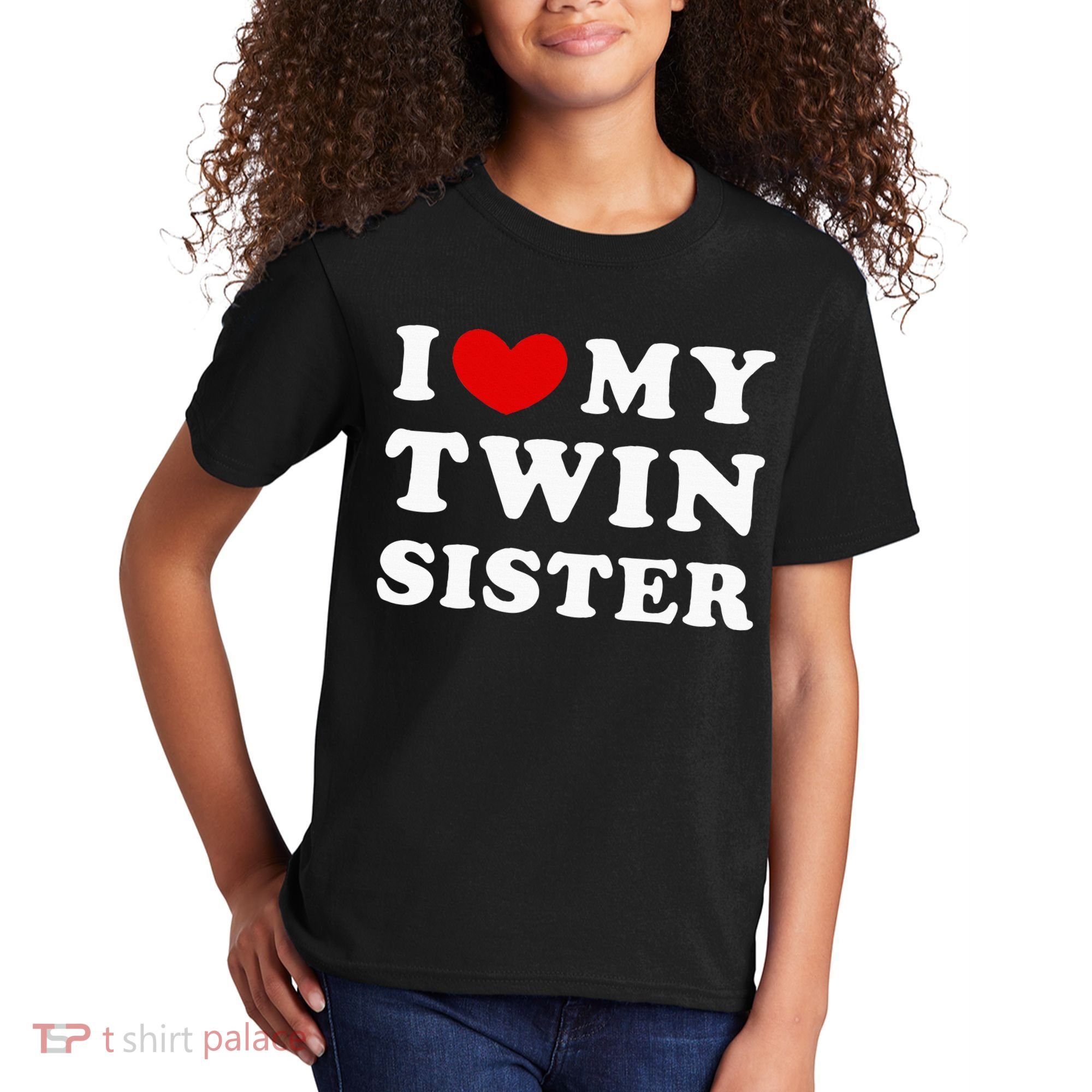 I Love My Twin Sister Kids T-Shirt