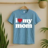 I Love My Mom Gift T-Shirt thumb 2