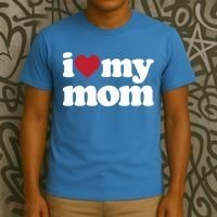 I Love My Mom Gift T-Shirt thumb 3