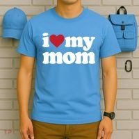 I Love My Mom Gift T-Shirt thumb 5