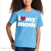 I Love My Mom Gift Kids T-Shirt thumb 2