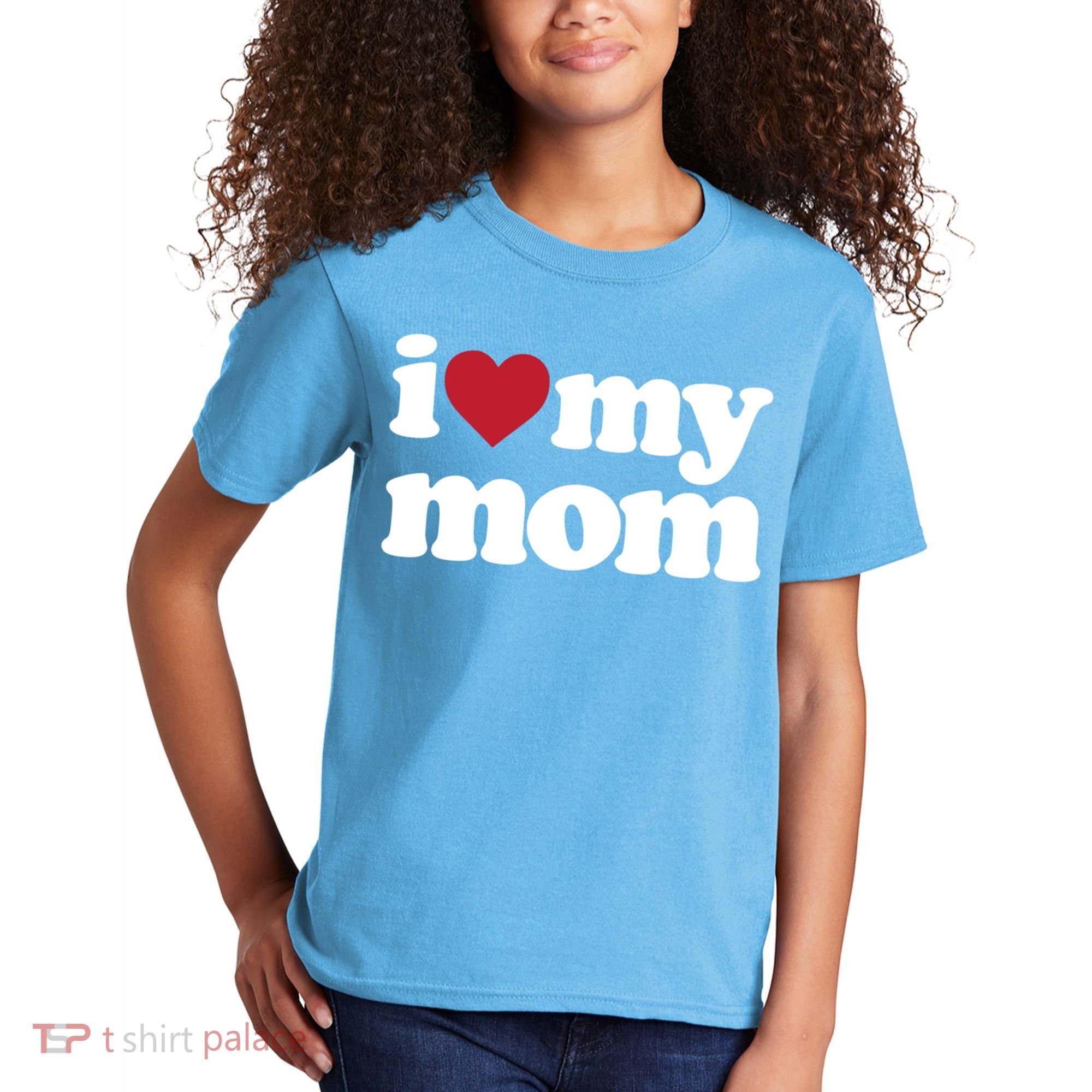 I Love My Mom Gift Kids T-Shirt