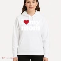 I Love My Mom Gift Hoodie thumb 5