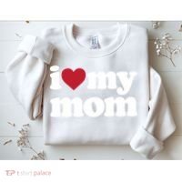 I Love My Mom Gift Sweatshirt thumb 2