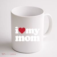 I Love My Mom Gift Coffee Mug thumb 1