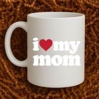 I Love My Mom Gift Coffee Mug thumb 2