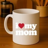 I Love My Mom Gift Coffee Mug thumb 4