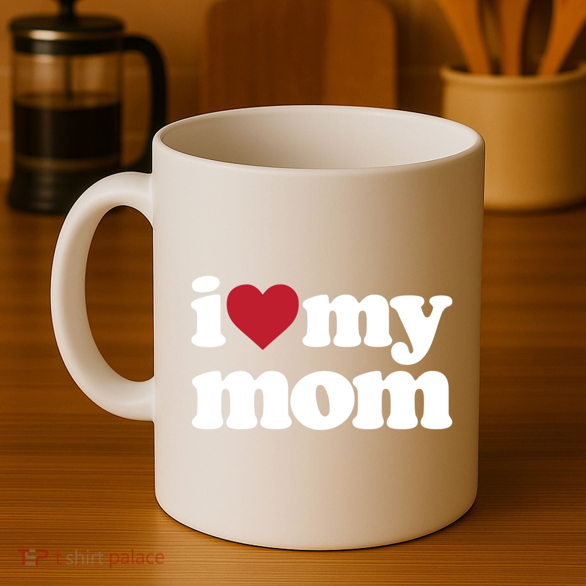 I Love My Mom Gift Coffee Mug