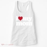 I Love My Mom Gift Women's Tank Top thumb 0