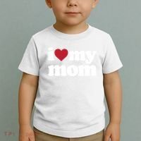 I Love My Mom Gift Toddler T-Shirt thumb 2
