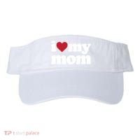 I Love My Mom Gift Visor thumb 0