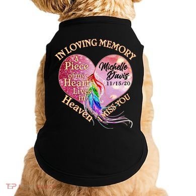 In Loving Memory Tribute Custom Rip Personalized Family Doggie Tank