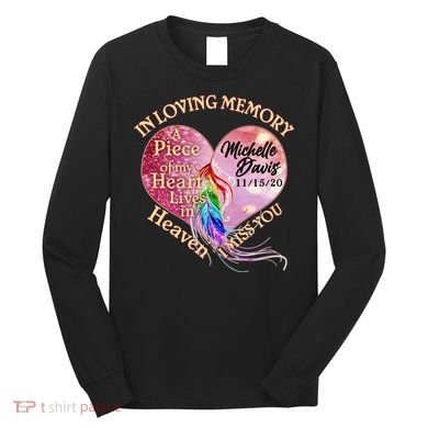 In Loving Memory Tribute Custom Rip Personalized Family Long Sleeve Shirt