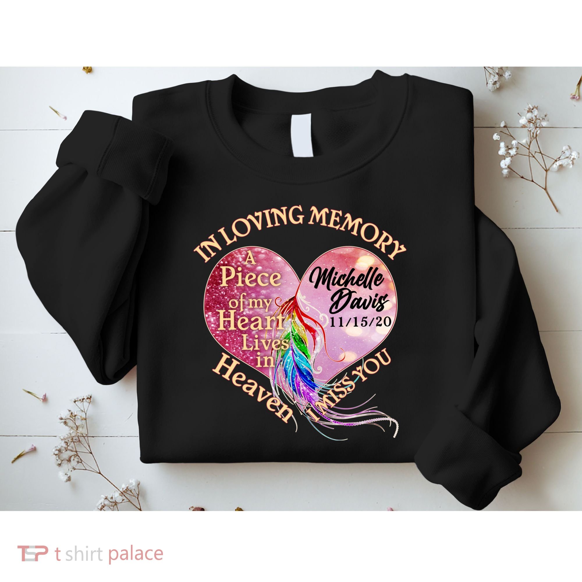In Loving Memory Tribute Custom Rip Personalized Family Sweatshirt