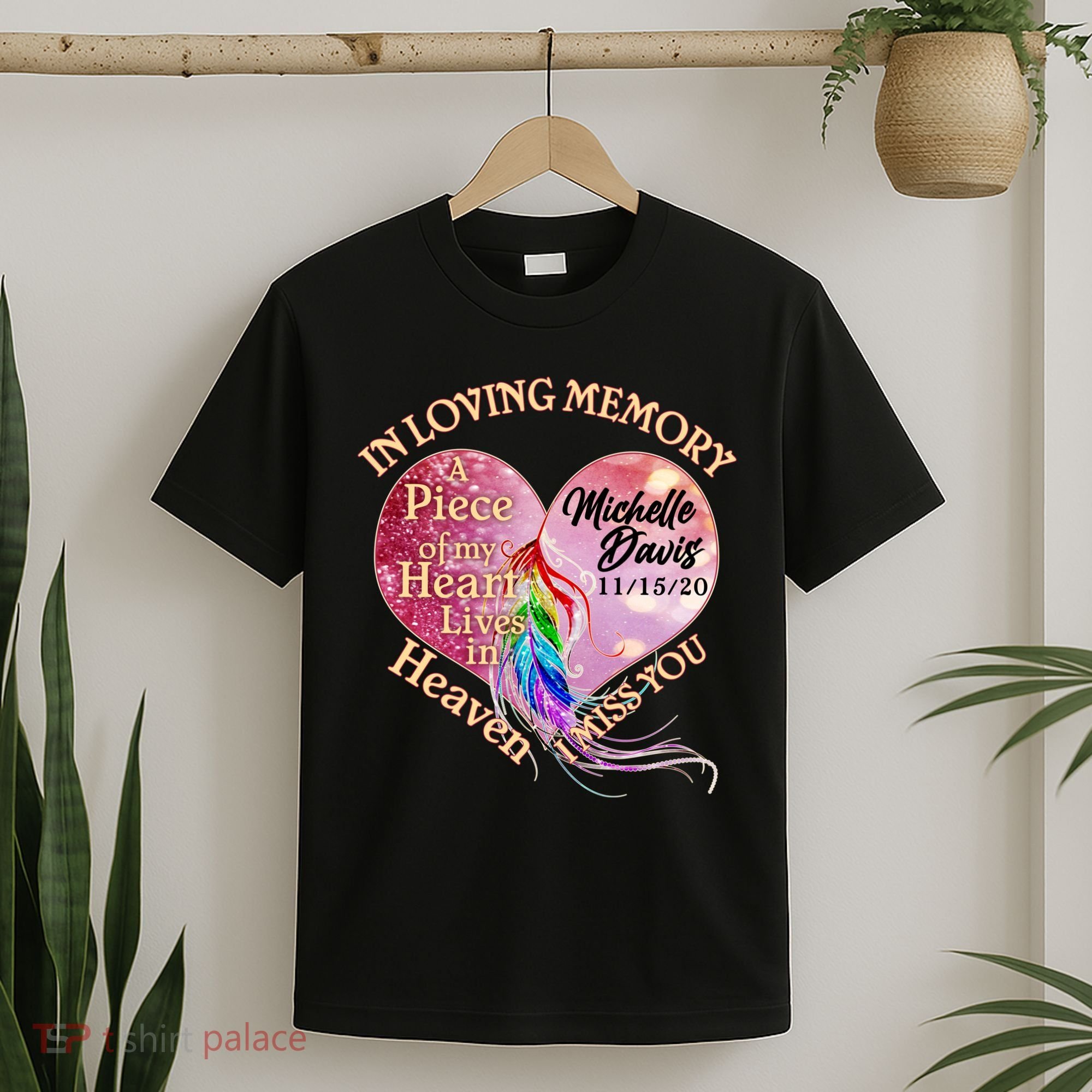 In Loving Memory Tribute Custom Rip Personalized Family T-Shirt