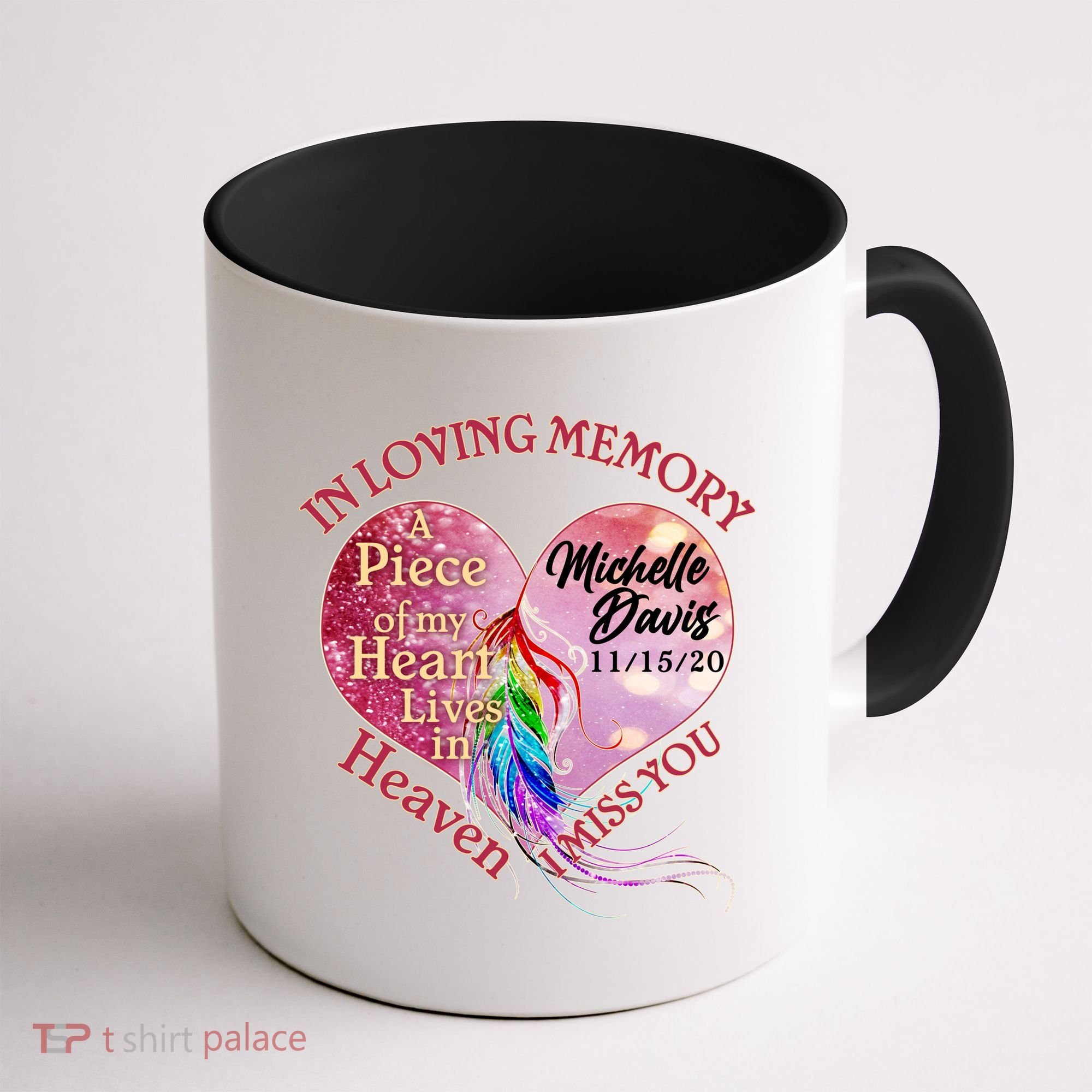 In Loving Memory Tribute Custom Rip Personalized Family Coffee Mug