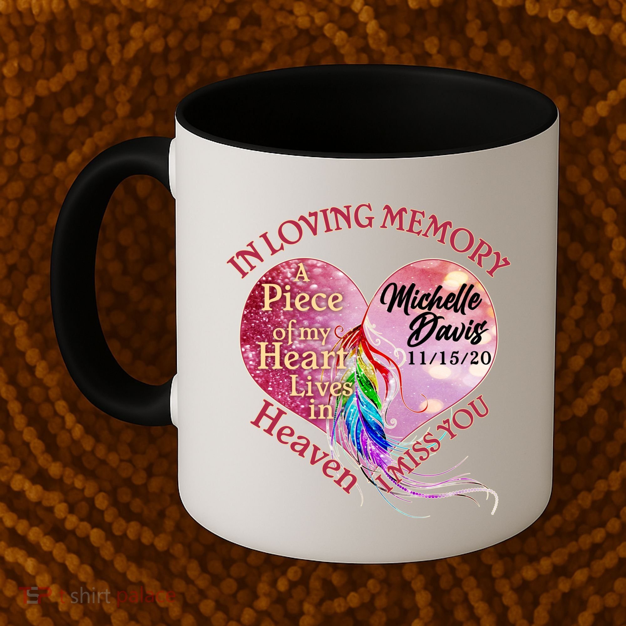 In Loving Memory Tribute Custom Rip Personalized Family Coffee Mug