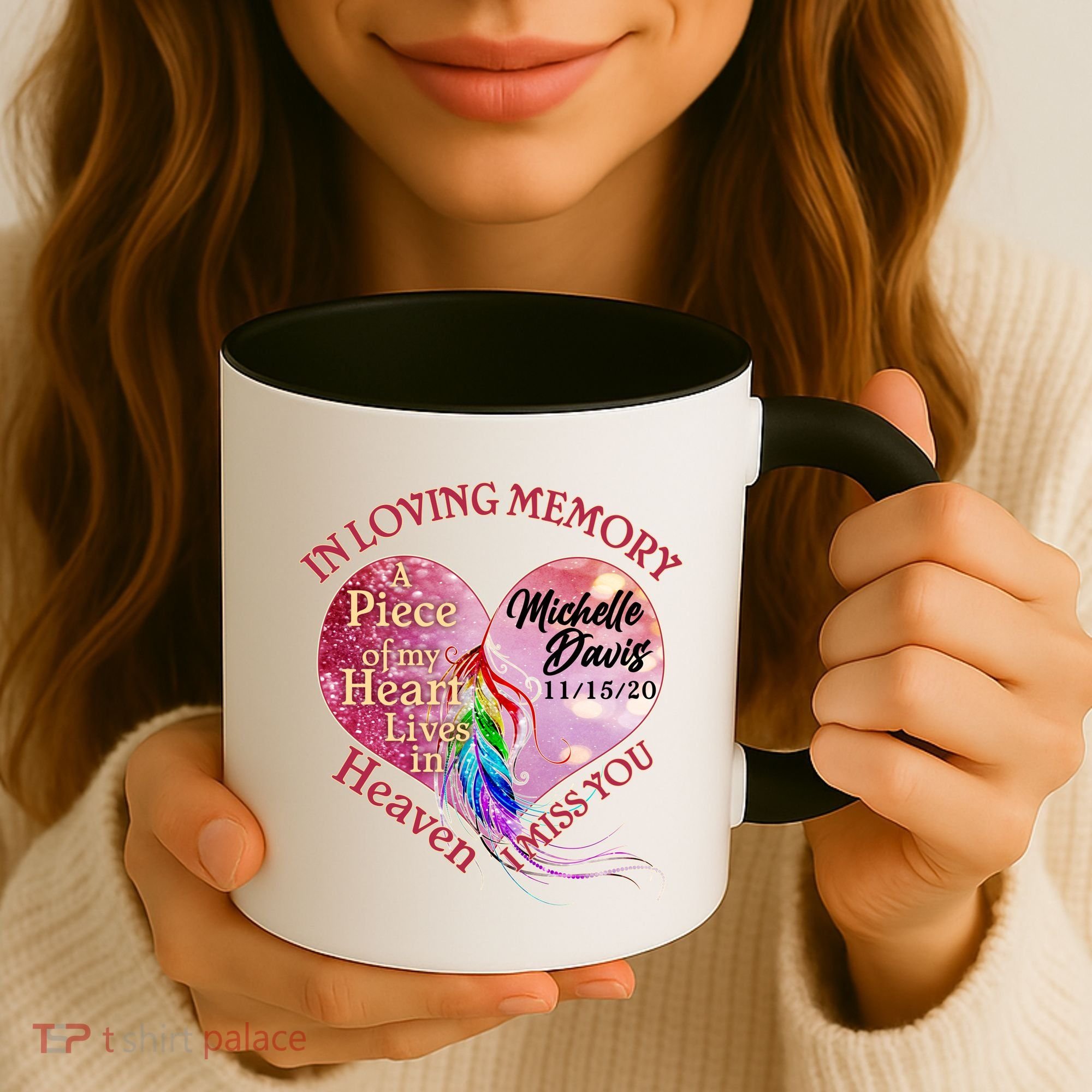 In Loving Memory Tribute Custom Rip Personalized Family Coffee Mug