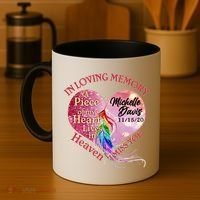 In Loving Memory Tribute Custom Rip Personalized Family Coffee Mug thumb 4
