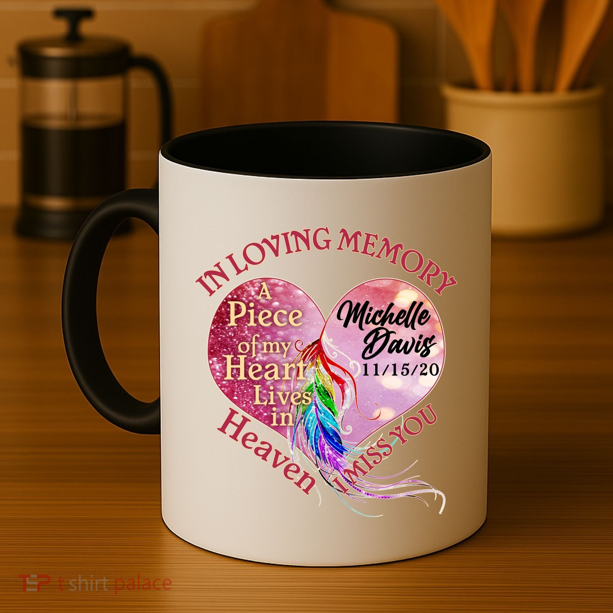 In Loving Memory Tribute Custom Rip Personalized Family Coffee Mug