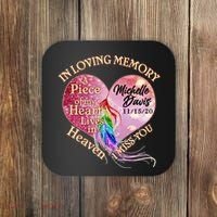 In Loving Memory Tribute Custom Rip Personalized Family Coaster thumb 0