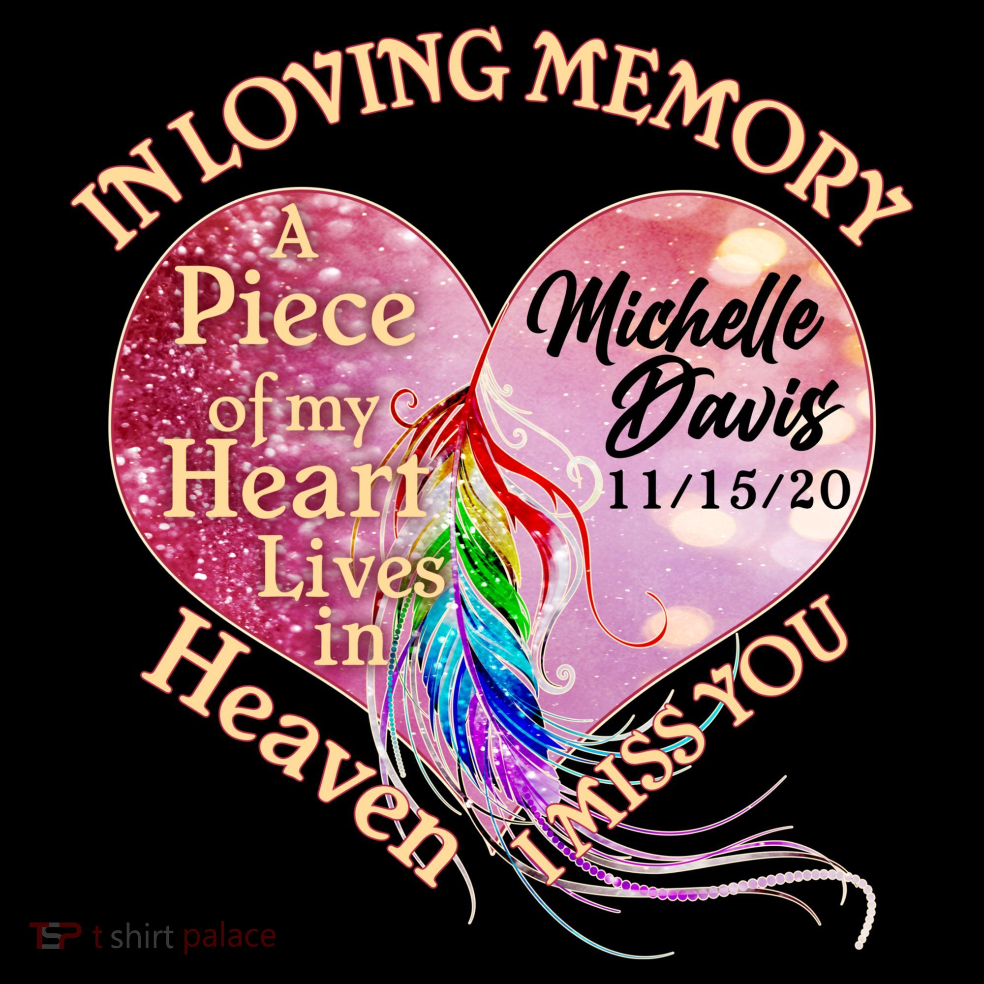 In Loving Memory Tribute Custom Rip Personalized Family Mousepad